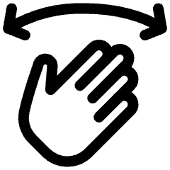 Sign Language Hello Icon from Ultimate Regular Set