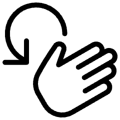 Sign Language Please Icon from Ultimate Light Set