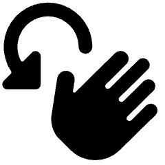 Sign Language Please Icon from Ultimate Bold Set