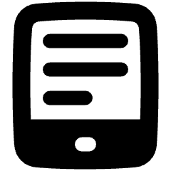 Hand Held Icon from Plump Solid Set