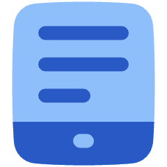 Hand Held Icon from Plump Flat Set
