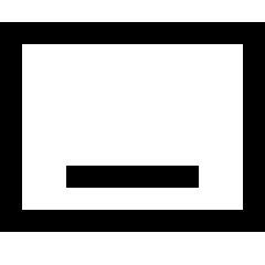 Ipad Tablet Screen Icon from Sharp Line Set