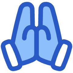 Praying Hand Icon from Plump Duo Set