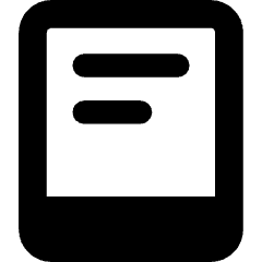 Hand Held Icon from Core Solid Set