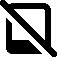 Tablet Disable Icon from Core Solid Set