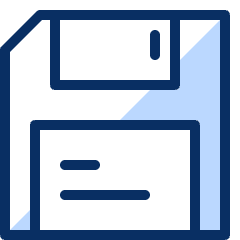 Floppy Disk 2 Icon from Cyber Duotone Set