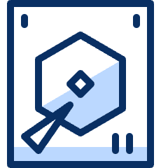 Harddisk 1 Icon from Cyber Duotone Set