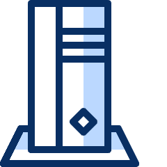 Harddisk External 1 Icon from Cyber Duotone Set