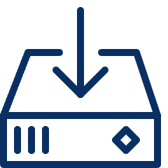 Harddisk Write Icon from Cyber Line Set