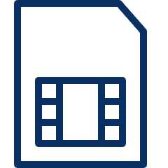 Sim Card 1 Icon from Cyber Line Set