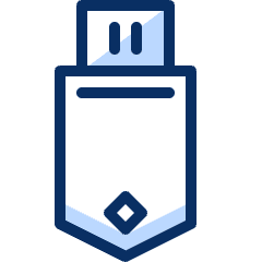 Usb Flash Drive Icon from Cyber Duotone Set