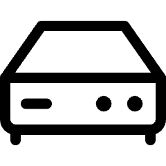 Hard Drive 1 Icon from Ultimate Regular Set