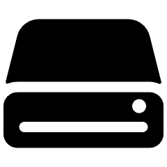 Hard Drive Icon from Ultimate Bold Set