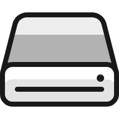 Hard Drive Icon from Ultimate Colors Set