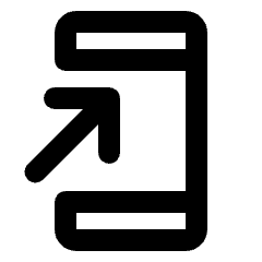 Add To Home Screen Icon from Rounded Line - Material Pro Set