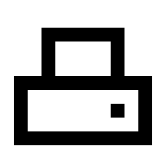 Adf Scanner Icon from Sharp Line - Streamline Material Set