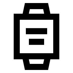 Aod Watch Alt Icon from Sharp Line - Streamline Material Set