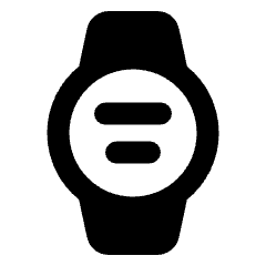 Aod Watch Fill Icon from Rounded Fill - Streamline Material Set