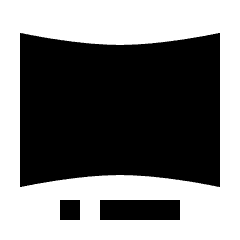 Ar Screen Curved Fill Icon from Sharp Fill - Material Pro Set