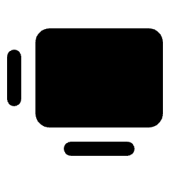 Ar Screen Fill Icon from Rounded Fill - Streamline Material Set