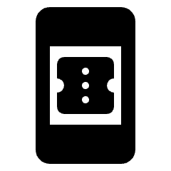 Book Online Fill Icon from Rounded Fill - Streamline Material Set