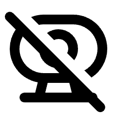 Camera Video Off Icon from Rounded Line - Streamline Material Set