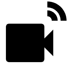 Camera Wireless Fill Icon from Outlined Fill - Streamline Material Set