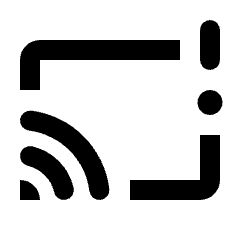 Cast Warning Icon from Rounded Line - Streamline Material Set