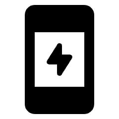 Charging Station Fill Icon from Rounded Fill - Streamline Material Set