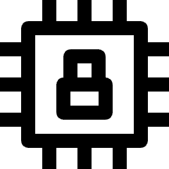 Computer Chip 8 Cores Icon from Nova Line Set