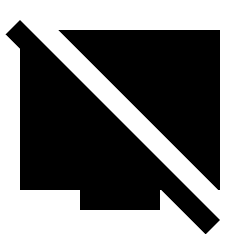 Desktop Access Disabled Fill Icon from Sharp Fill - Streamline Material Set