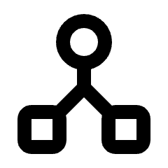 Device Hub Icon from Rounded Line - Streamline Material Set