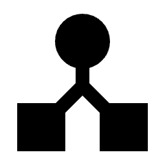 Device Hub Fill Icon from Sharp Fill - Streamline Material Set