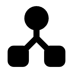 Device Hub Fill Icon from Rounded Fill - Streamline Material Set