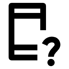 Device Unknown Icon from Outlined Line - Streamline Material Set