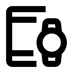 Devices Wearables Icon from Rounded Line - Streamline Material Set