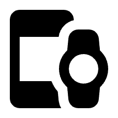 Devices Wearables Fill Icon from Rounded Fill - Streamline Material Set