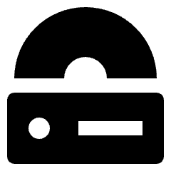 Disk Drive Icon from Nova Solid Set