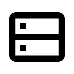 Dns Icon from Rounded Line - Material Pro Set