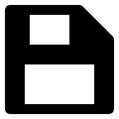 Floppy Disk 1 Icon from Nova Solid Set