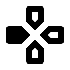 Gamepad Left Fill Icon from Outlined Fill - Streamline Material Set