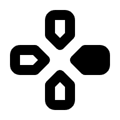 Gamepad Right Icon from Rounded Line - Material Pro Set