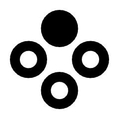 Gamepad Up Alt Fill Icon from Sharp Fill - Streamline Material Set