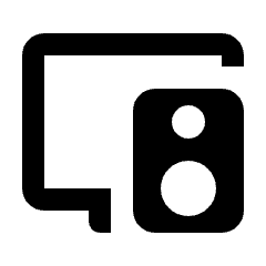 Google Home Devices Fill Icon from Rounded Fill - Streamline Material Set