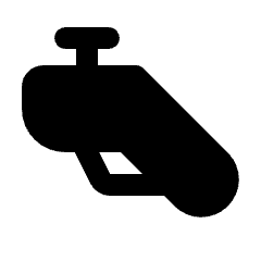 Handheld Controller Fill Icon from Rounded Fill - Streamline Material Set