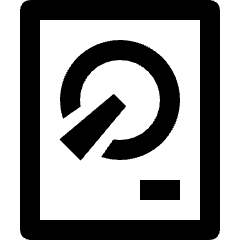 Harddisk Icon from Nova Line Set