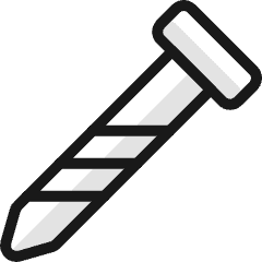 Hardware Nail Icon from Ultimate Colors Set