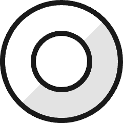 Hardware Nut Round Icon from Ultimate Colors Set