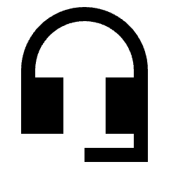 Headset Mic Fill Icon from Sharp Fill - Streamline Material Set