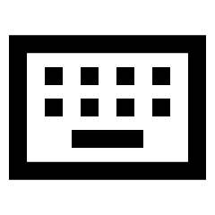 Keyboard Alt Icon from Sharp Line - Streamline Material Set